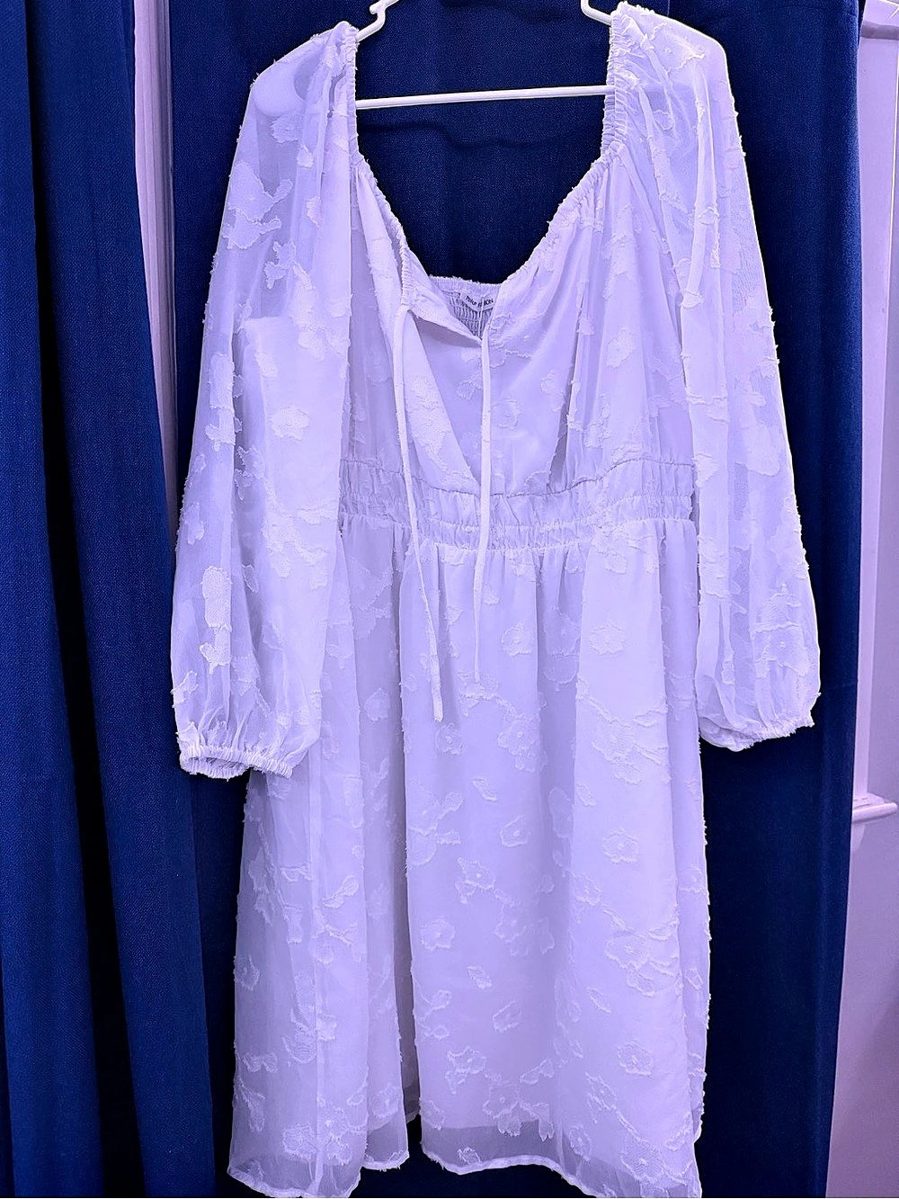 White Bridal Shower Dress
